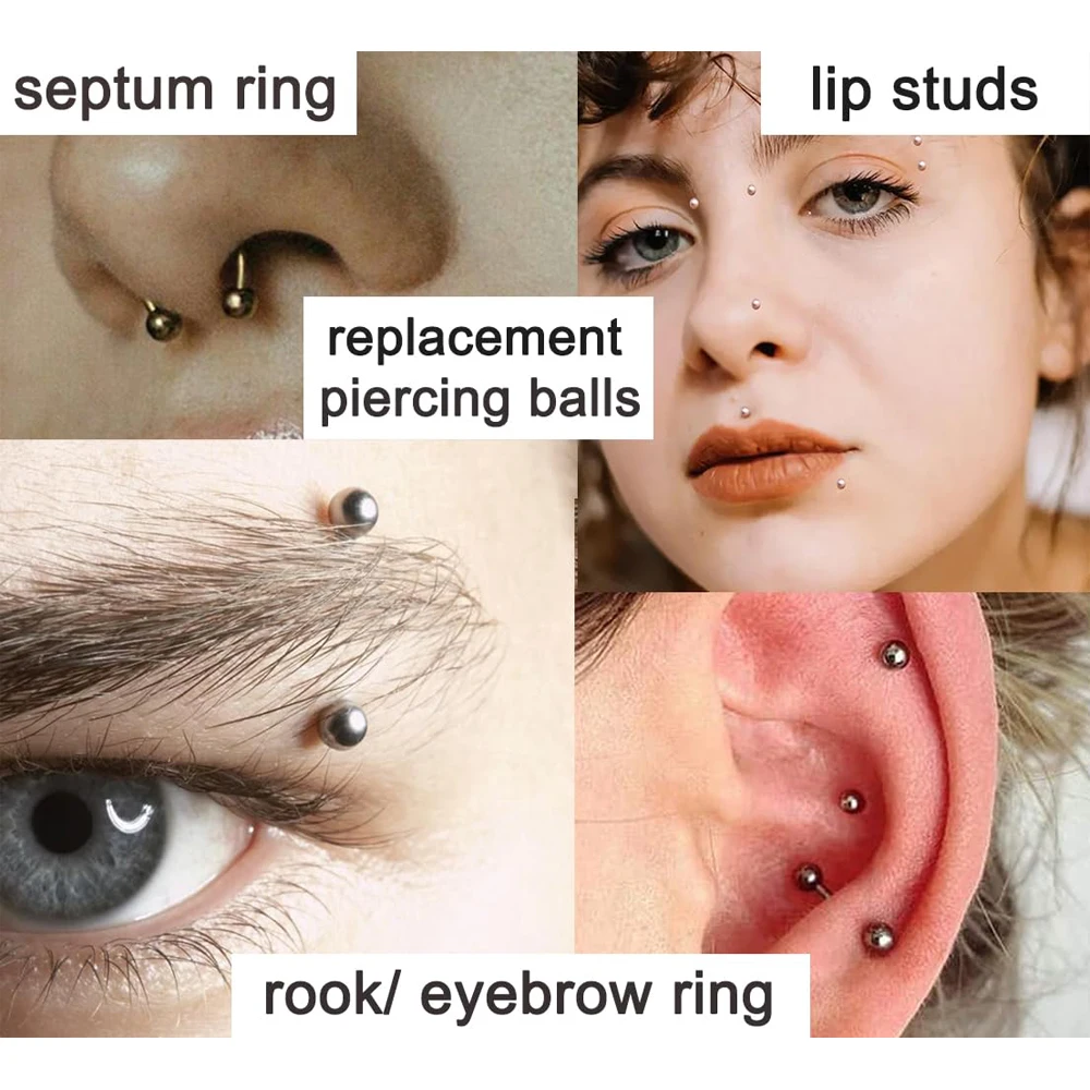 20pcs 16Gauge Stainless Steel  - огляд і ціна Body Jewelry Replacement Ball