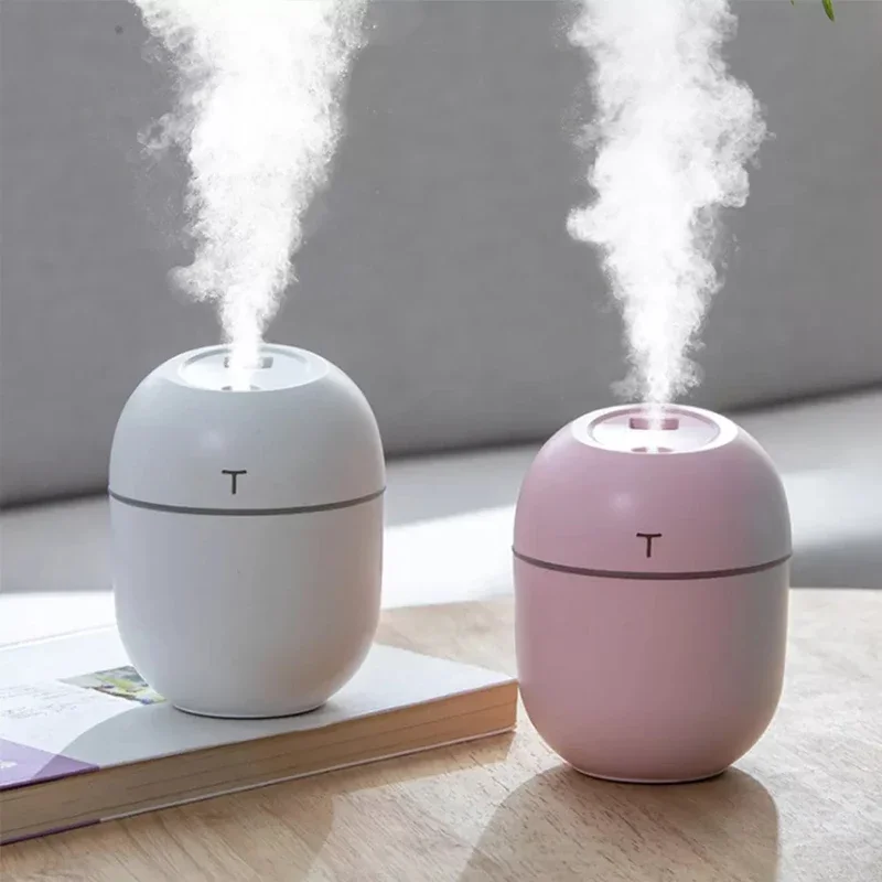 Mini Air Humidifier Ultrasonic USB Car Purifier Essential Oil Diffuser Aromatherapy Negative Ion Atomizer Car with LED Household