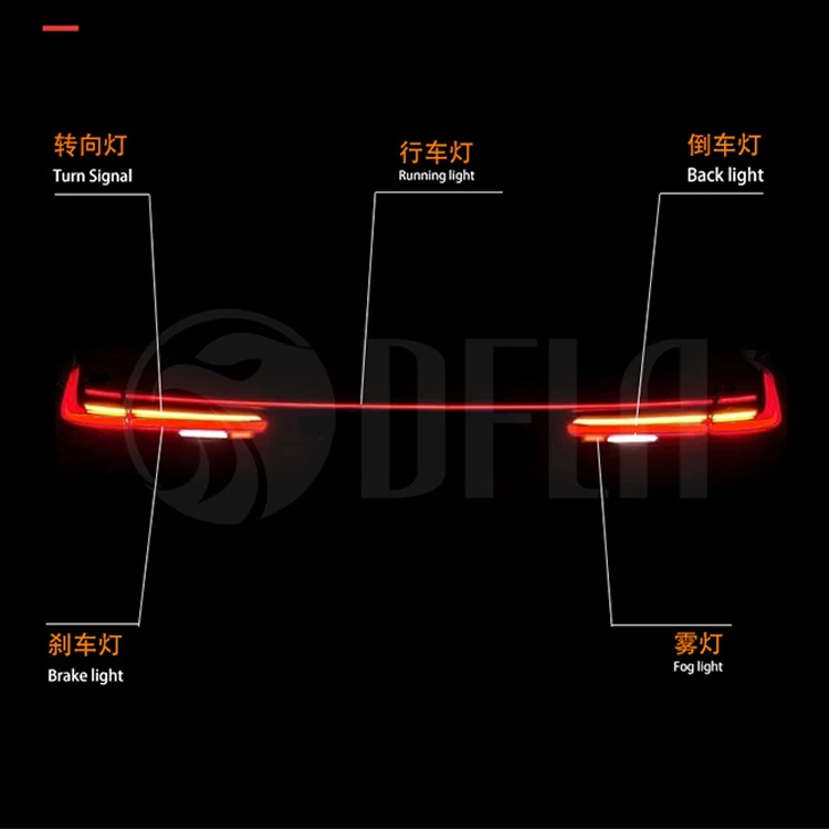 Auto Lighting System Parts Car Outer Tail Light forBMW 7 Series F01 F02 G12 Red Car Tail Lamp Modified LED Taillight