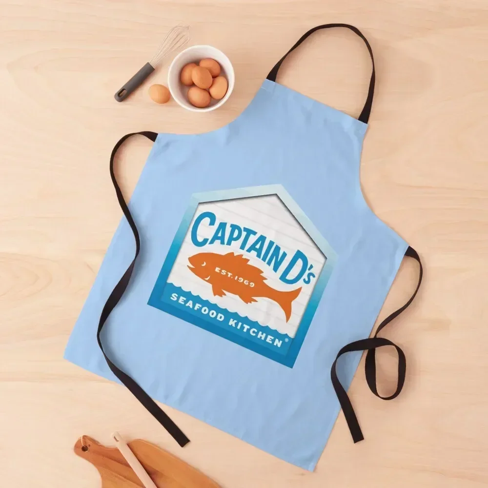 

Resto "Captain D's (Seafood Kitchen)" Apron Costume Waiter For Man men Kitchens Woman Apron