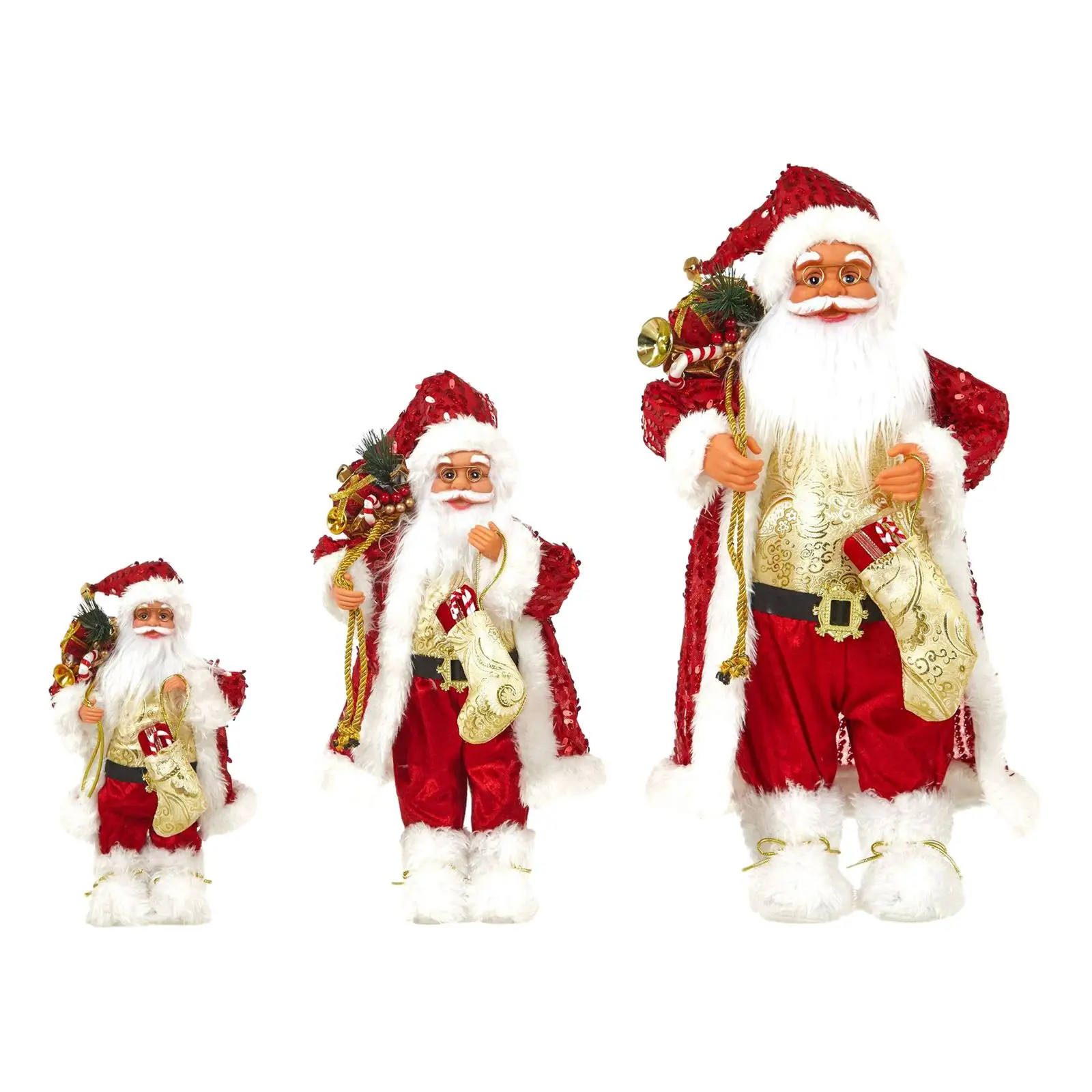 

Christmas Doll Santa Claus Decorations Decorative Santa Claus Figure Holiday Decoration for Holiday Office Table Indoor Party