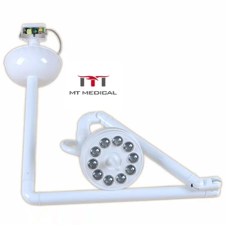 MT MEDICAL Wall-Mounted LED Surgical Exam Light Shadowless Lamp With Operating Light Arm