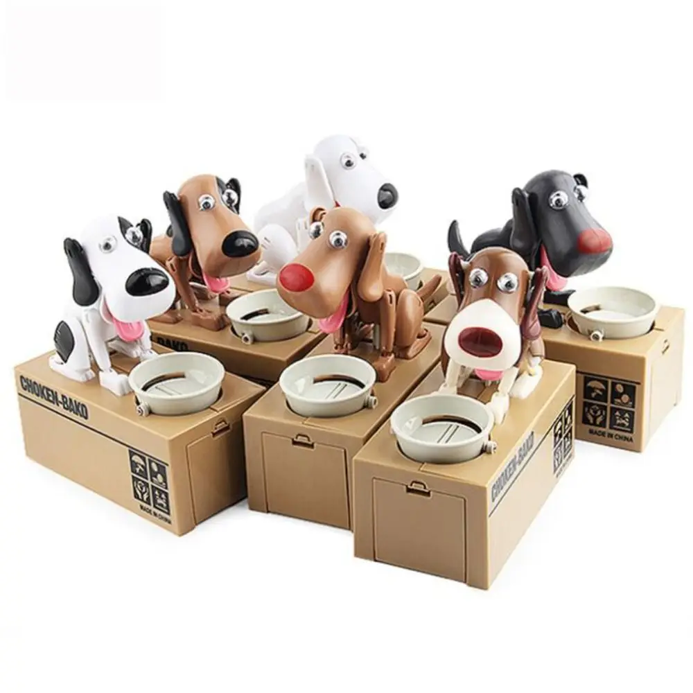 Creative Electric Automated Dog Steal Money Box Cartoon Bank Children\'s Birthday Toys Gift Home Decoration