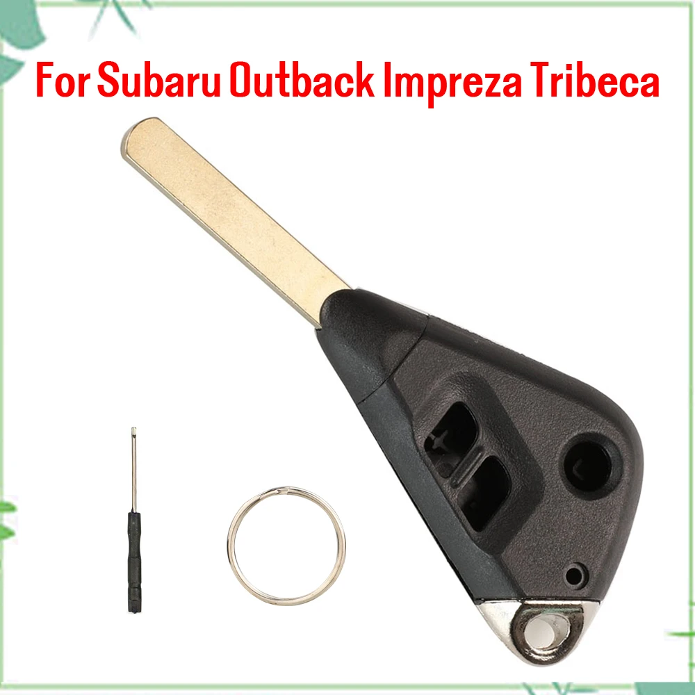 jingyuqin New Replacement 3Buttons Car Key Case Shell For Subaru Outback Impreza Tribeca Heritage Forester Fob Cover