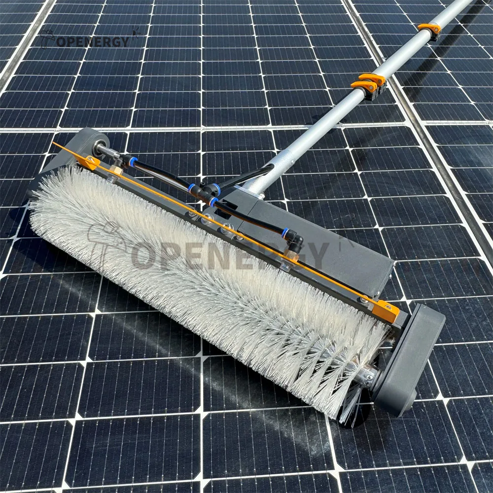 

Roller Brush Electric Photovoltaic Panel Cleaning Solar Brush Water Saving Maintenance Automatic Brush