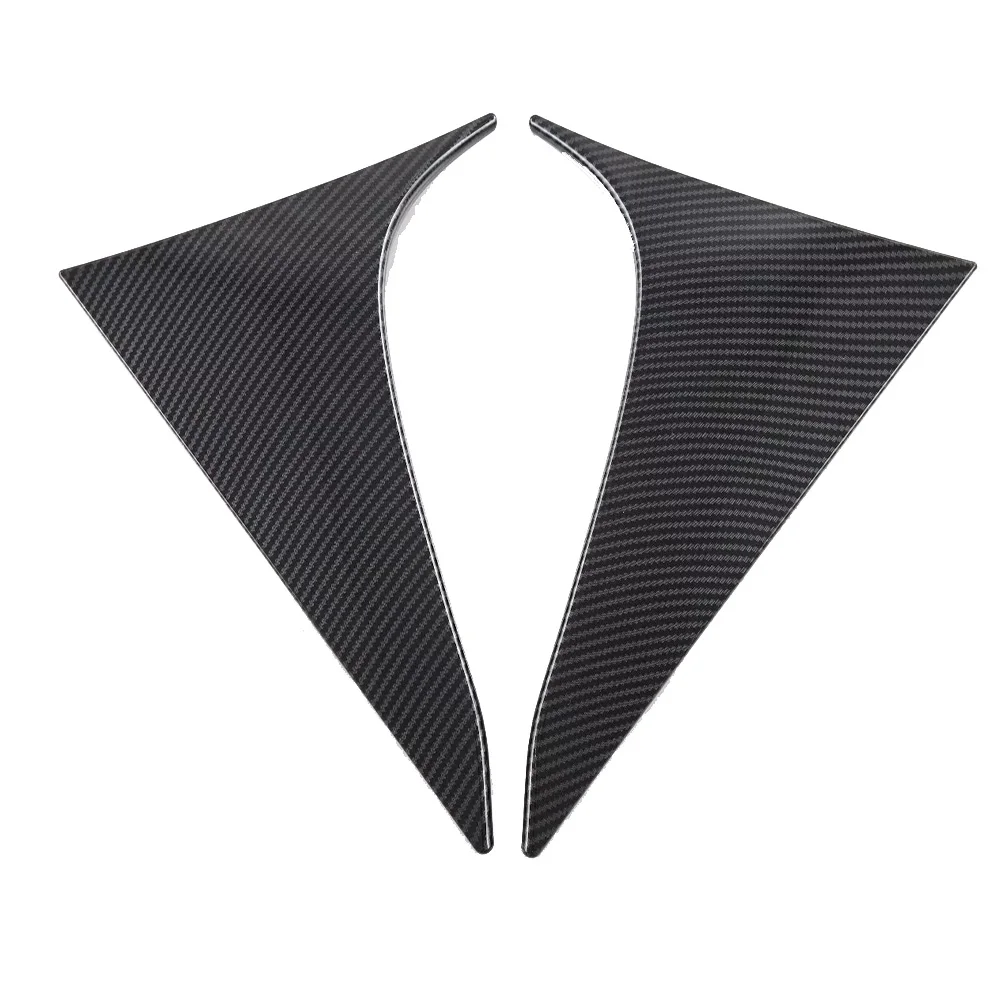 For Honda Vezel HR-V HRV 2021 2022 2023 Carbon Fiber Rear Window Triangle Cover Trim Decoration Exterior Accessories Car Styling