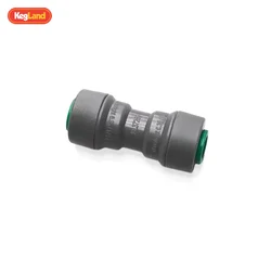 Kegland Grey Plastic Quick Connection Valve Duotight - 6.35mm(1/4inch) Joiner Home Brewing Accessary
