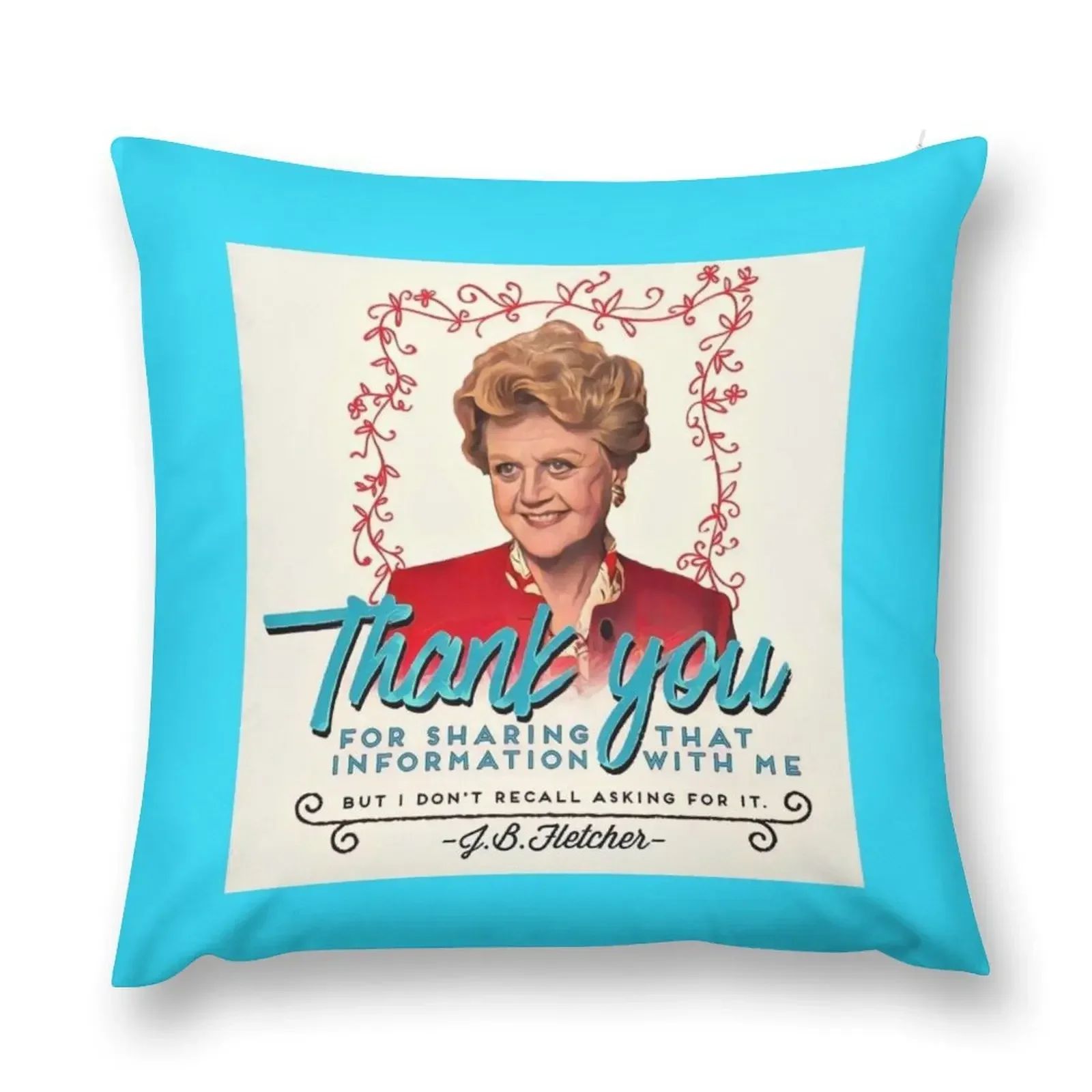 Jessica Fletcher Doesn't Need Your Input Throw Pillow Christmas Pillows Christmas Pillow pillow