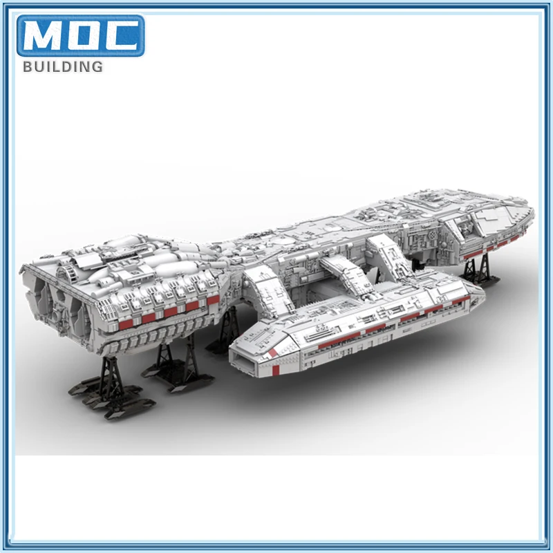 Space War Military Series Battlestar Galacticaed Moc Building Blocks Classic Carrier Fighter Bricks Model DIY Toys Gifts