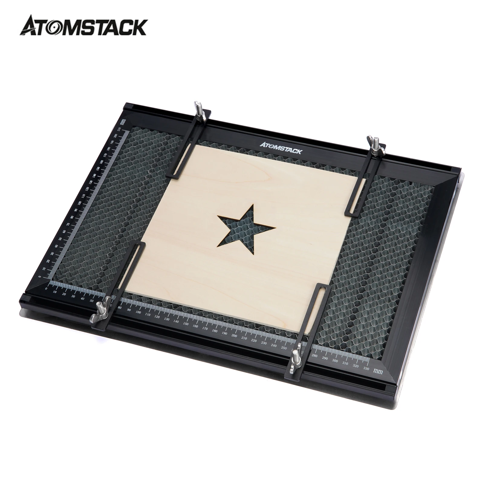 ATOMSTACK Laser Engraver F1 Honeycomb Working Table All-metal Structure Steel Panel Board Platform with Measurement 380 x 284