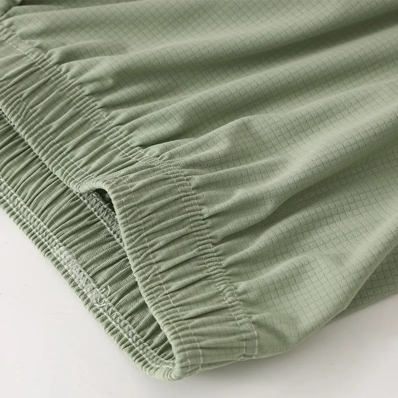 رجل الحرير الجليد رقيقة السهم السراويل بلون الرجال الملابس الداخلية السراويل الزاوية المسطحة تنفس مريحة فضفاضة ملابس المنزل السروال