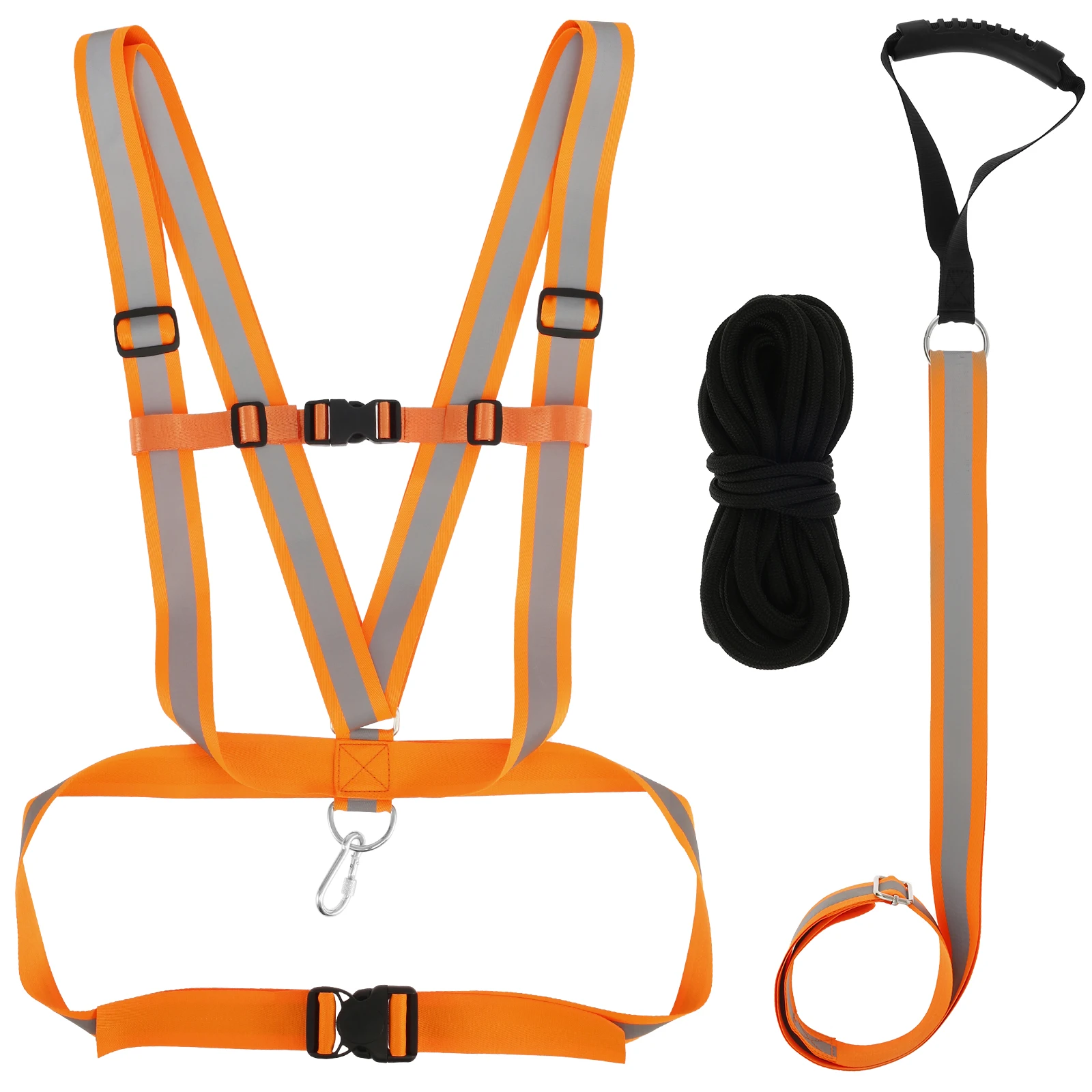 Deer Drag Harness and Deer Drag Strap with Reflective Strips Portable Puller Dragging Pull Rope Deer Drag Rope For Outdoor Farm