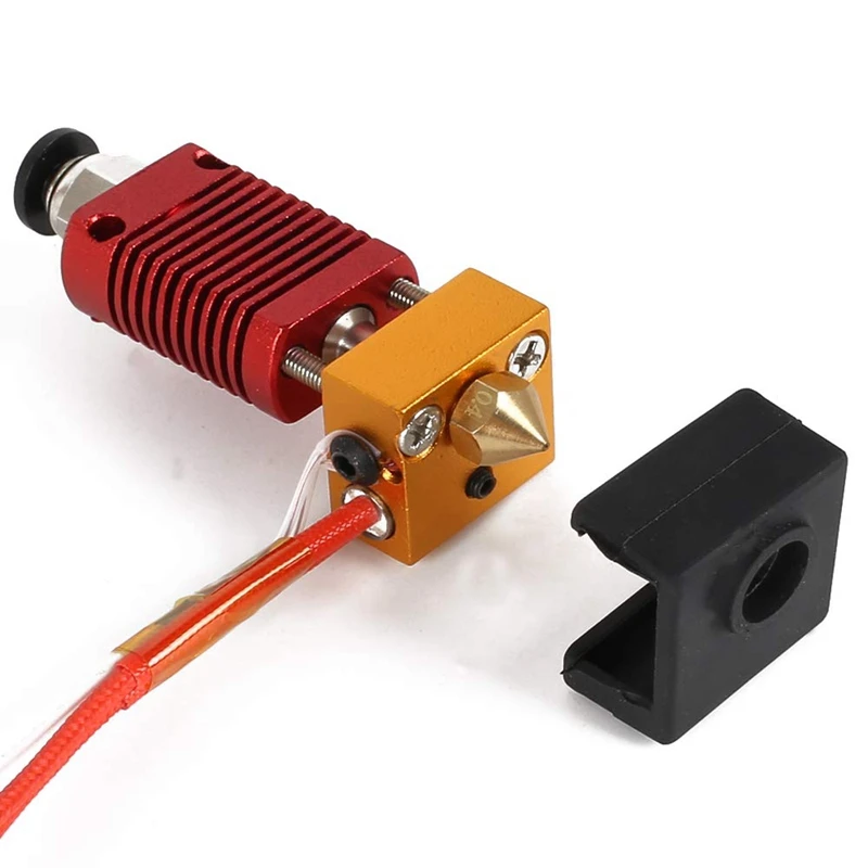 طابعة ABGG-3D MK8 Hotend Kit مع رأس الطباعة الطارد المجمعة الطارد مجموعة النهاية الساخنة لـ Ender 3 Ender 3 Pro
