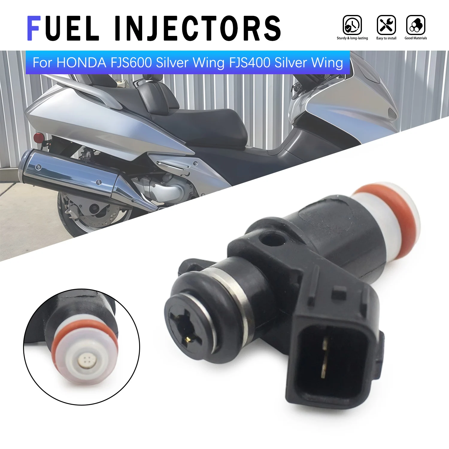 Motorcycle For HONDA GL1800 Gold Wing FJS600 FJS400 FSC600 Silver Wing Fuel Injectors 16450-MCA-003 16450-MCA-013