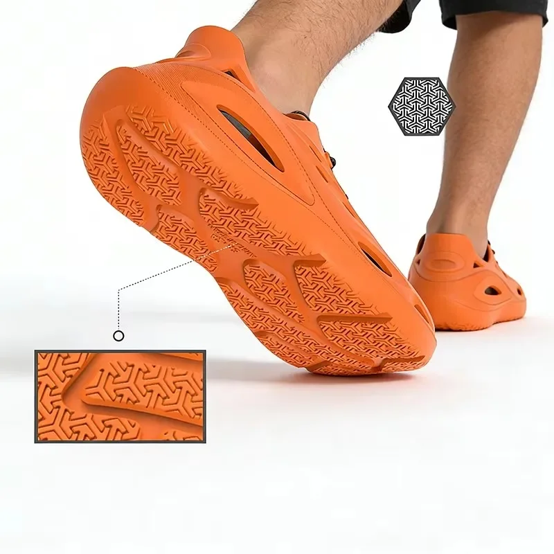 Men's Outdoor Sandals Sport Slippers Beach Slides Breathable Clogs Men Casual Garden Shoes Non-slip Hiking Men Outdoor Sandals image 5