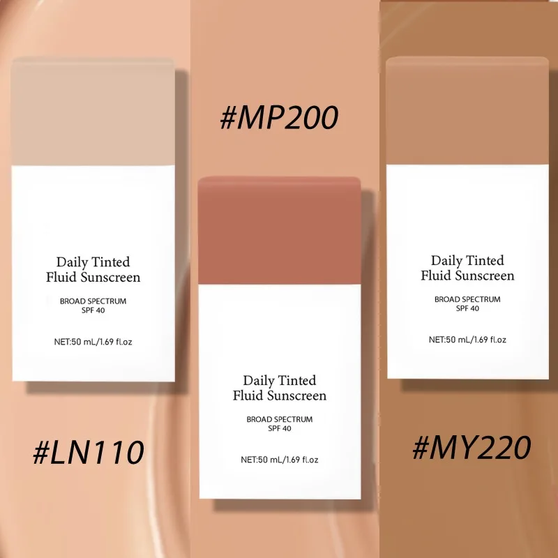 50ml Natural Foundation Long-Lasting Hydrating Covers Flaws Control Oil Skin Tone Adjust Brightening Liquid Foundation Makeup