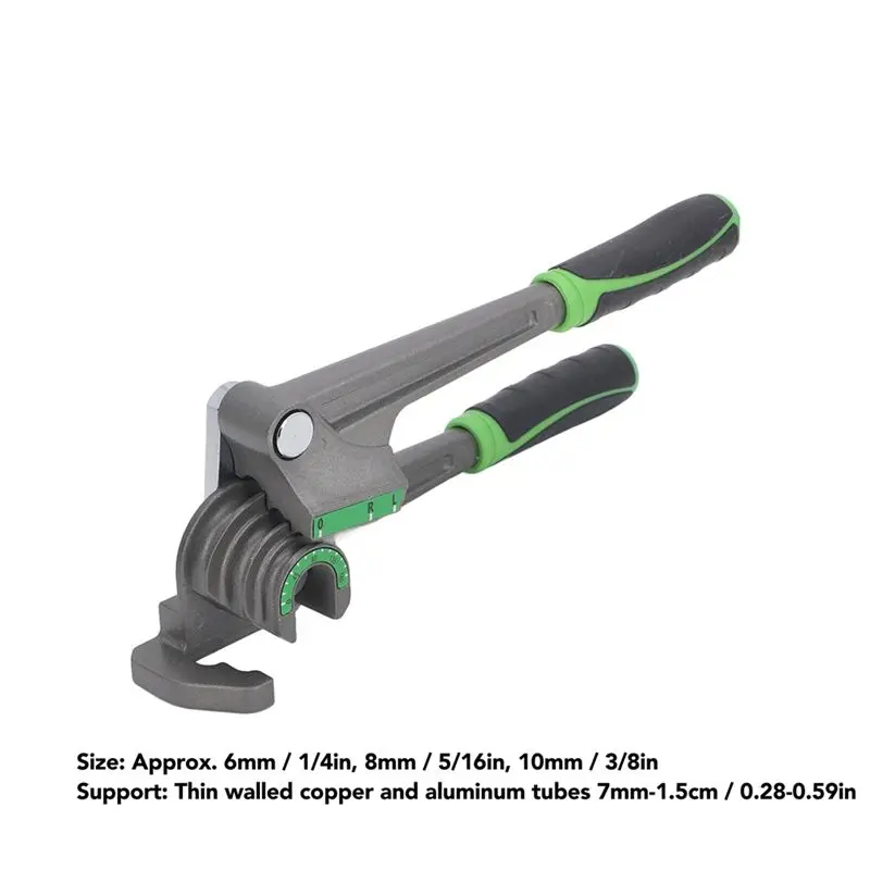 Happy New- Pipe Bending Tool 180 Degree Bend Prevents Distortion Marking Guide For Refrigerator Maintenance- 6-8-10Mm Tube Tool