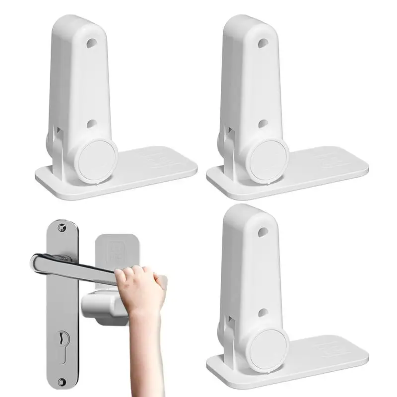 

Многофункциональный замок для детской безопасности, универсальный дверной рычаг, вращающийся, профессиональный клей для детской двери