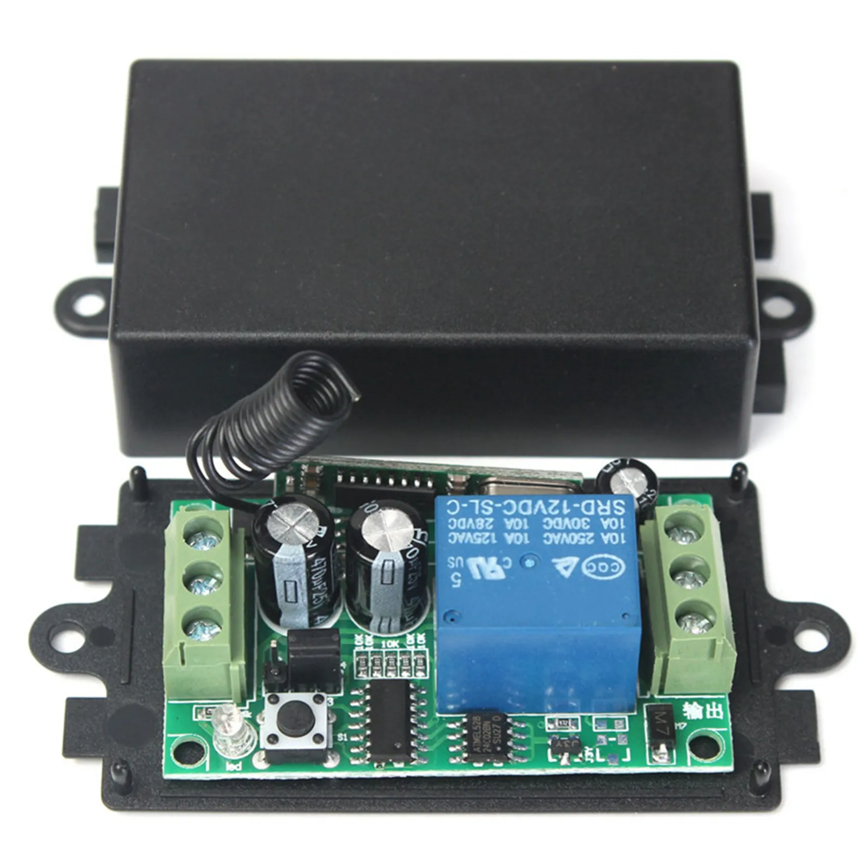 # Best Choice 2X Dc 12V 10A 1Ch Wireless Remote Control Switch System Receiver Transmitter 2 Buttons Waterproof Remote 433Mhz