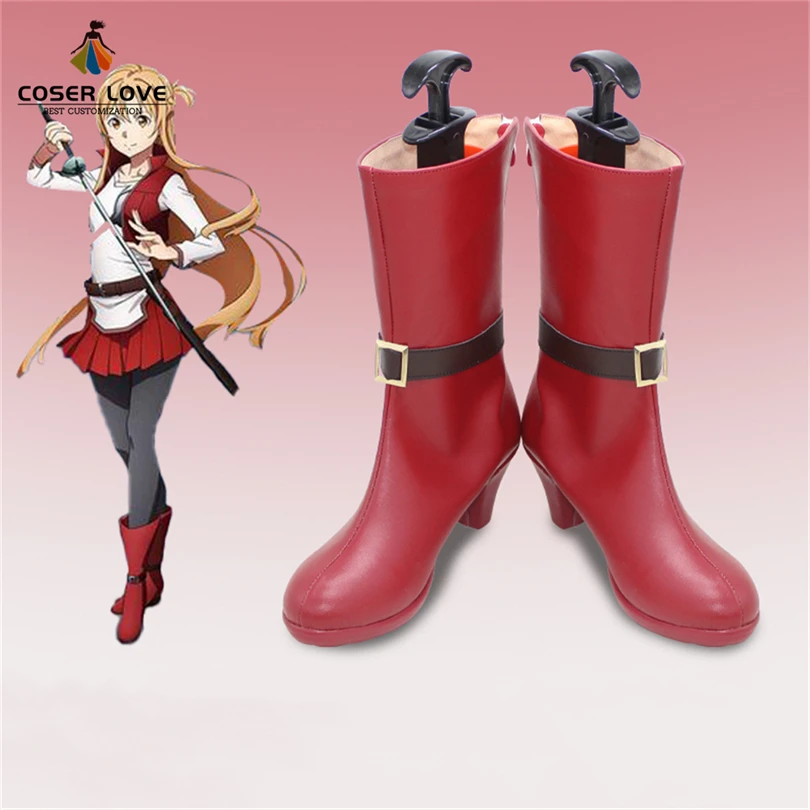 

Sword Art Online Progressive Aria of a Starless Night Kirigaya Kazuto Asuna Yuuki Tozawa Misumi MITO Cosplay Shoes for Halloween