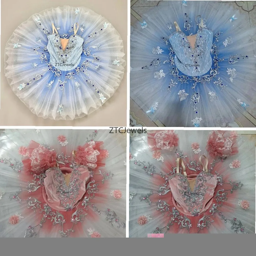 

Professional Ballet Tutu Skirt for Women Girls Swan Lake Cosplay Costume Performance Dance Dress