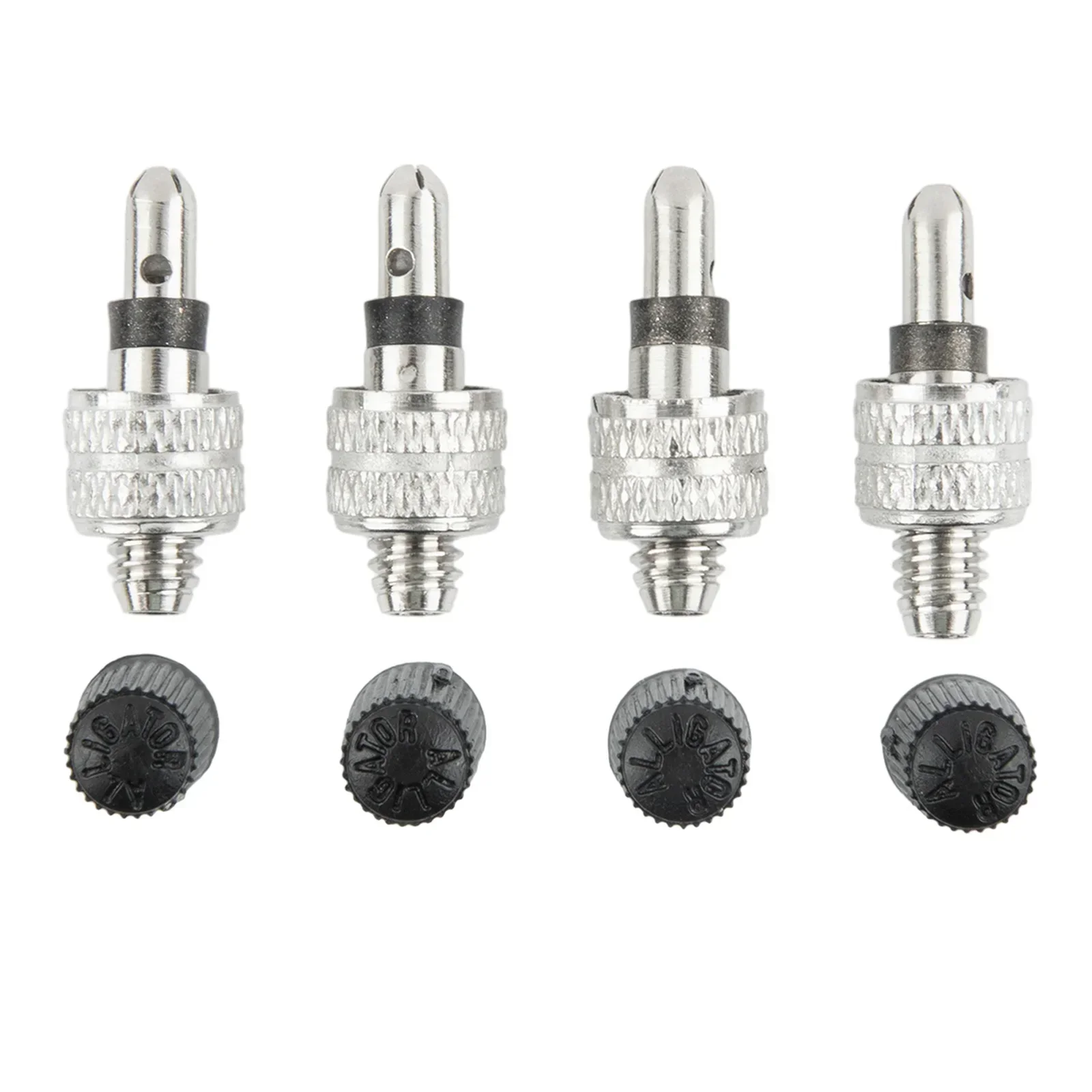 4pcs Bicycle Tube Valve Bike Dunlop Valve Germany Valve Bicycle Tire Wheel Valve Cap Replacement Cycling Parts