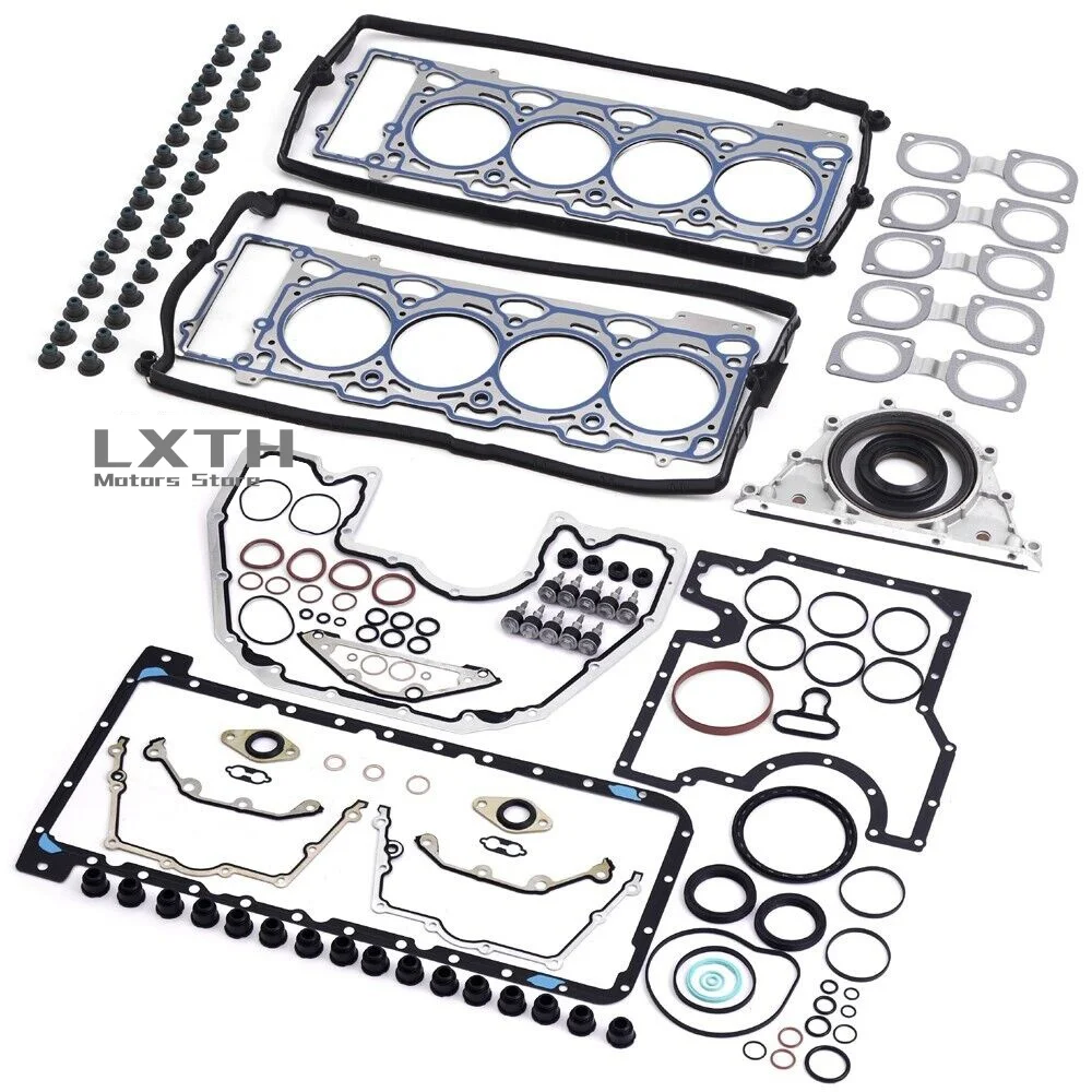 Engine Overhaul Rebuild Gaskets Seals Kit A11127531861 A11127531863 A11127530256 For BMW 540i 740i E60 E65 N62B40 4.0