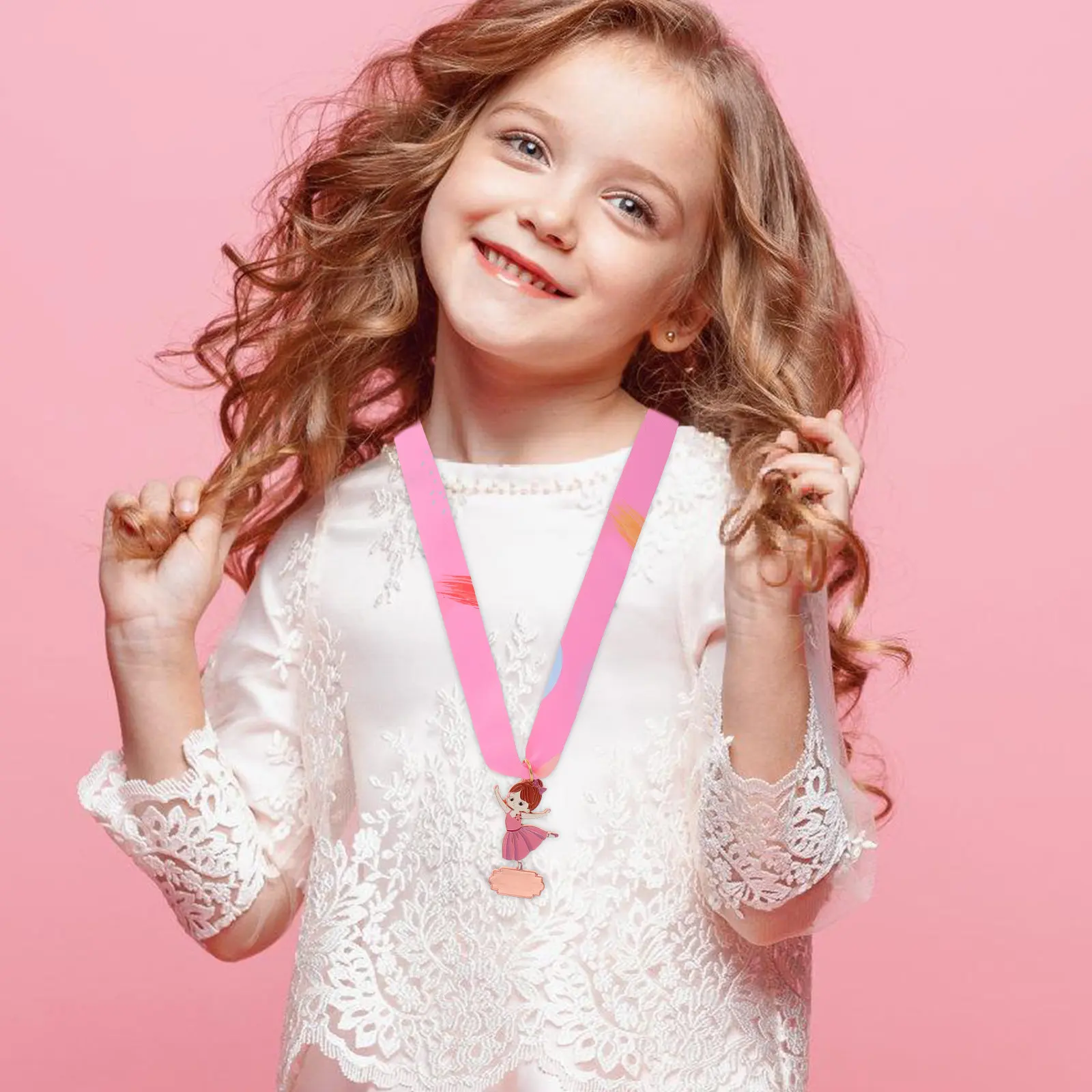 Dance Award Medals Trophy Plaque Set Small Elegant Design for Kindergarten Graduation Dance Competition Student Achievement