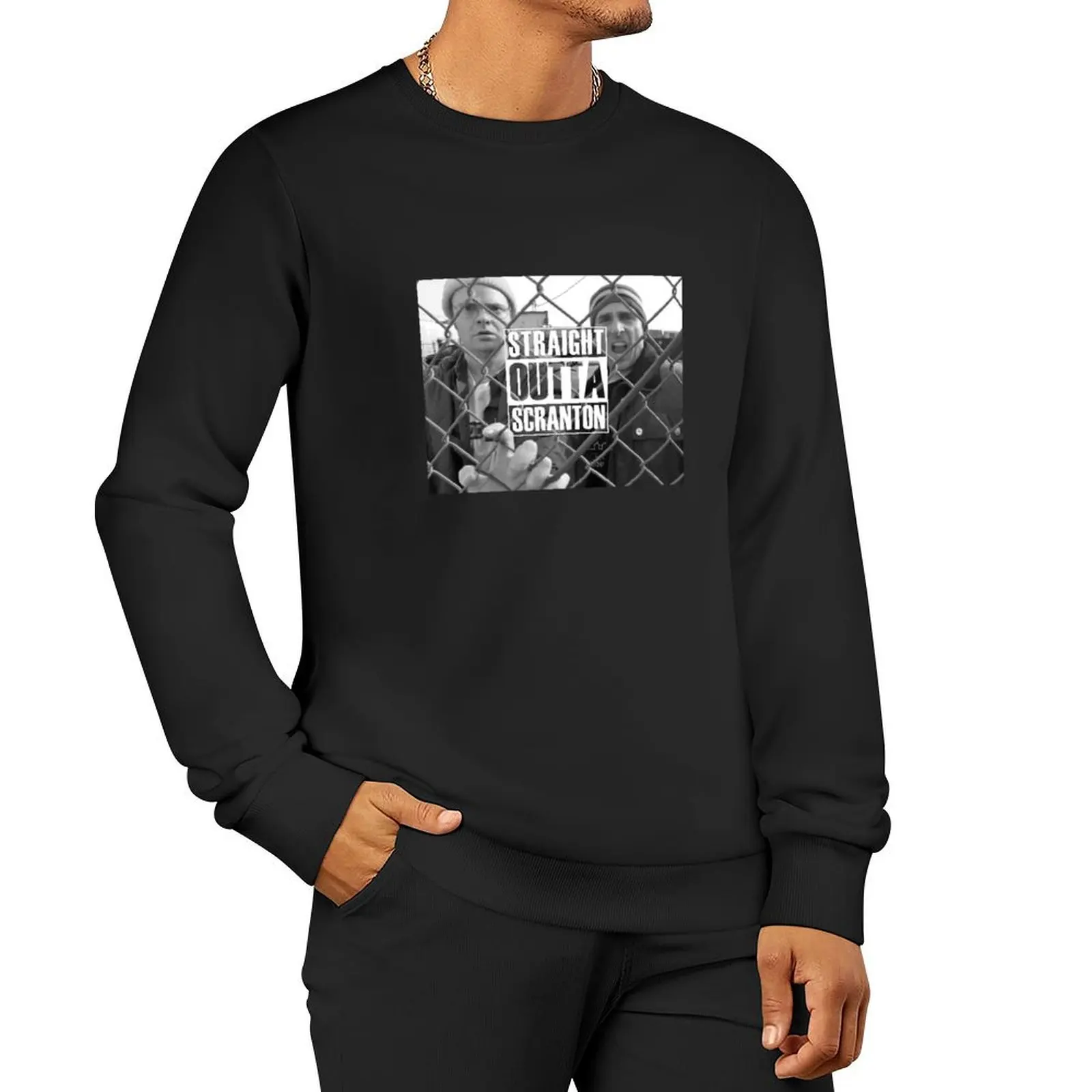 

Straight Outta Scranton Sweatshirt anime clothes winter man sweatshirt