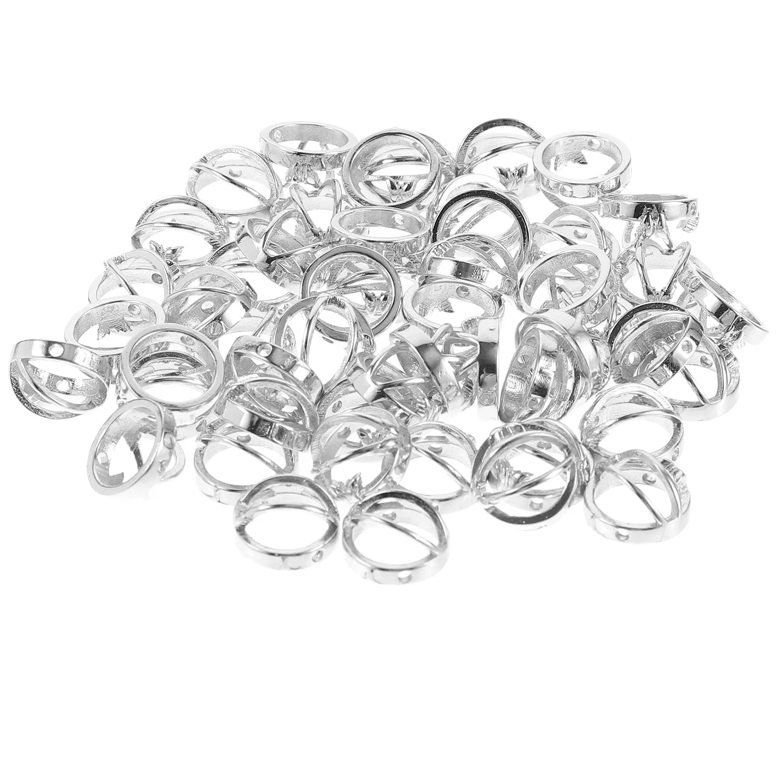 

50Pcs DIY Jewelry Beads Star Charms Earring Making Kits Bracelet Spacer Beads Crafting Home Decor Jewelry Making Charms