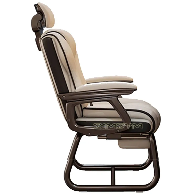 Office Chair Reclining Ergonomic Desk Chair 3D Adjustable Headrest PU Leather Computer Gaming Chair for Home Bedroom