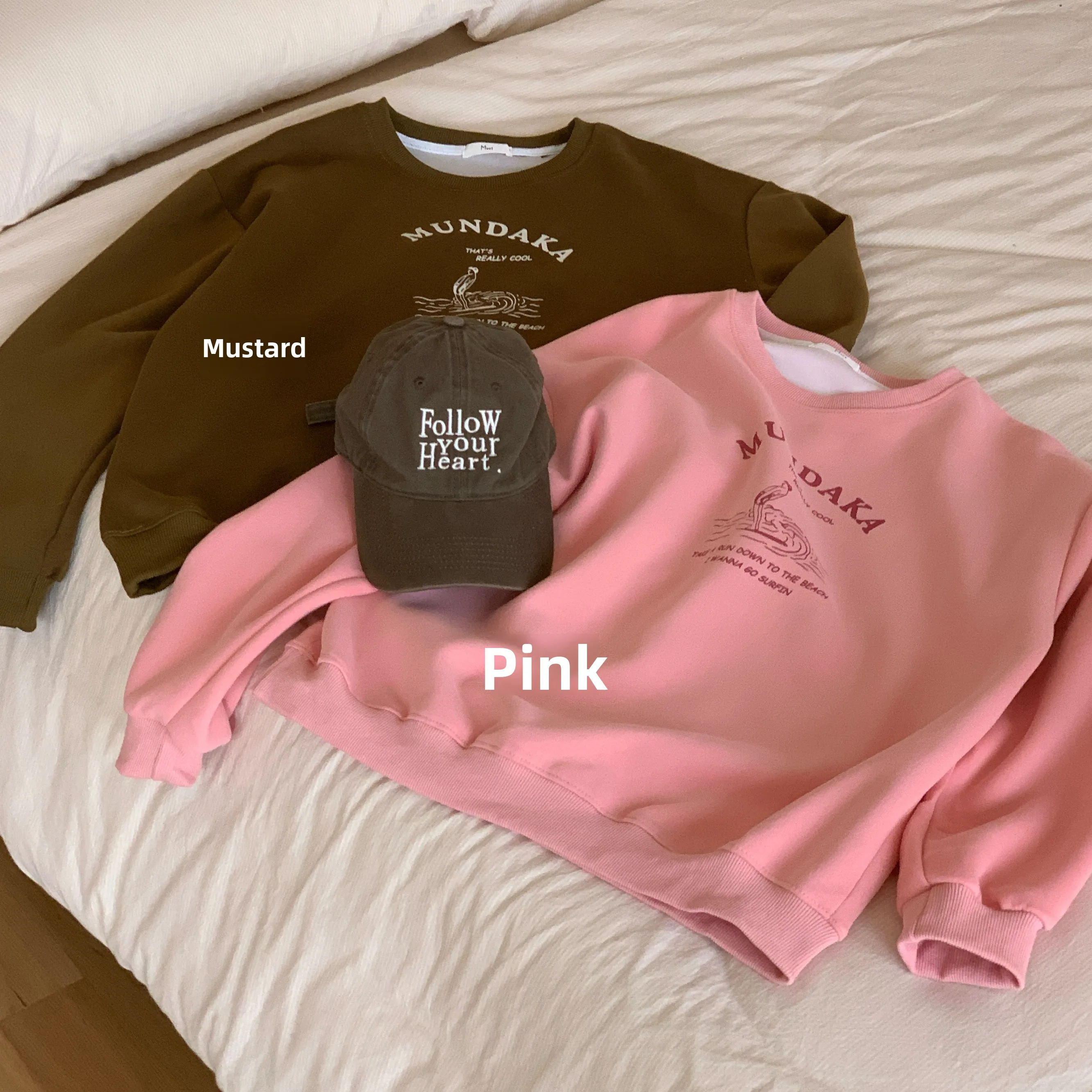 

Серебристый вельветовый винтажный худи оверсайз из чистого хлопка с длинными рукавами и круглым вырезом, женский осенний модный свитшот