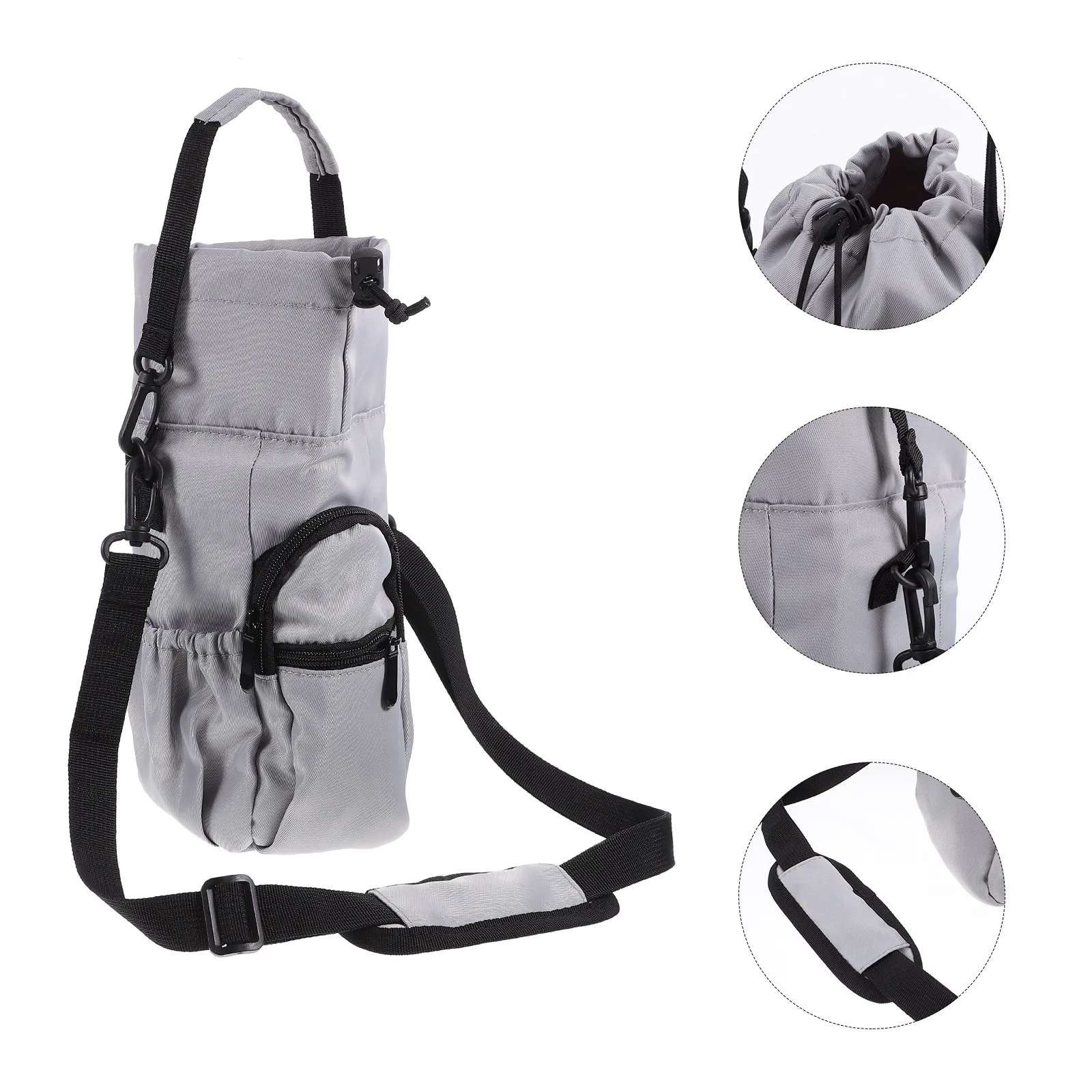 

Термочехол для бутылки с водой из оксфордской ткани, портативный, большой емкости, с защитой от ожогов, для напитков на открытом воздухе