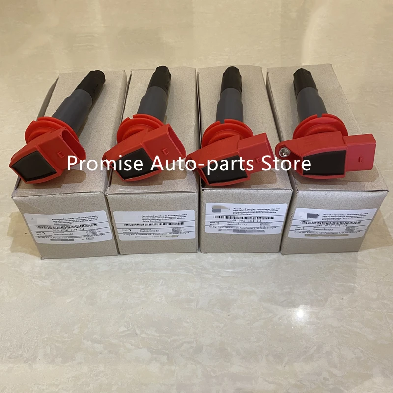 

4 Pieces OEM 94860210410, 94860210406 - 94860210411, 94860210412 New Ignition Coil For Porschee Cayenn-e Panamer-a V8