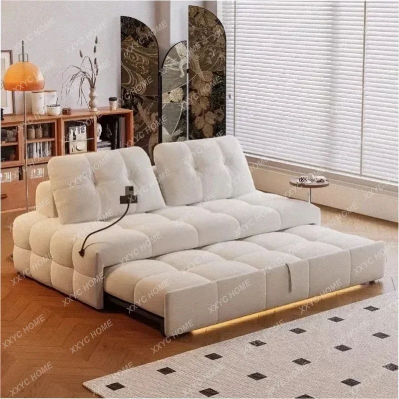 XXLiving Room Sofas Beige Strong Foldable Recliner Sofa Lounge Luxury Divani Moderni Home Furniture