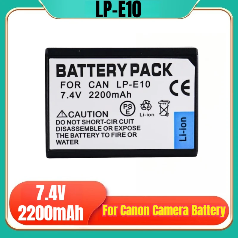 

LP-E10 Аккумулятор для цифровой камеры 7,4 В 2200 мАч для Canon EOS 1100 1300D 1500D 3000D