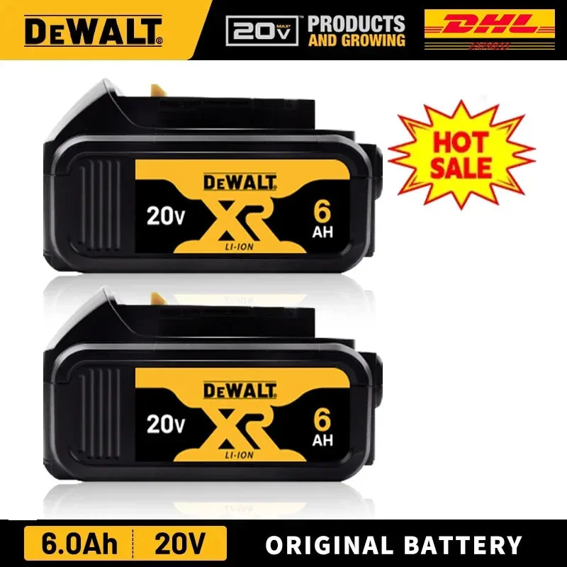 MAX Flexvolt 20V Dewalt Battery DCB606 DCB205 DCB206 DCB209 DCB182 Electric Tool Battery 20V/60V Battery 6000mAh