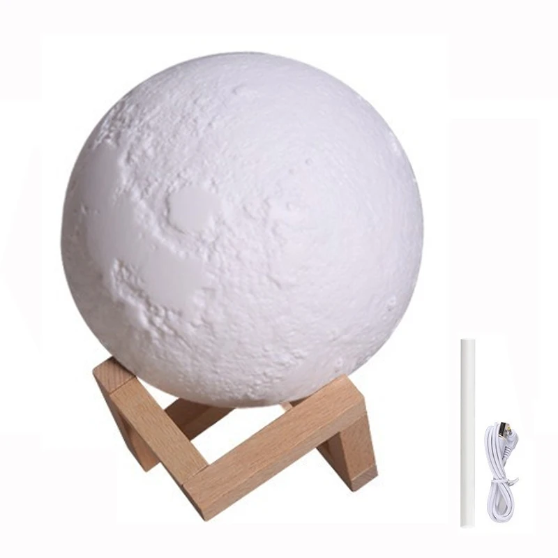 New Halloween Humidifier Aromatizer Luminaire Lampshade Full Moon 3D lamp light diffuser aroma essential oil USB Ultrasonic