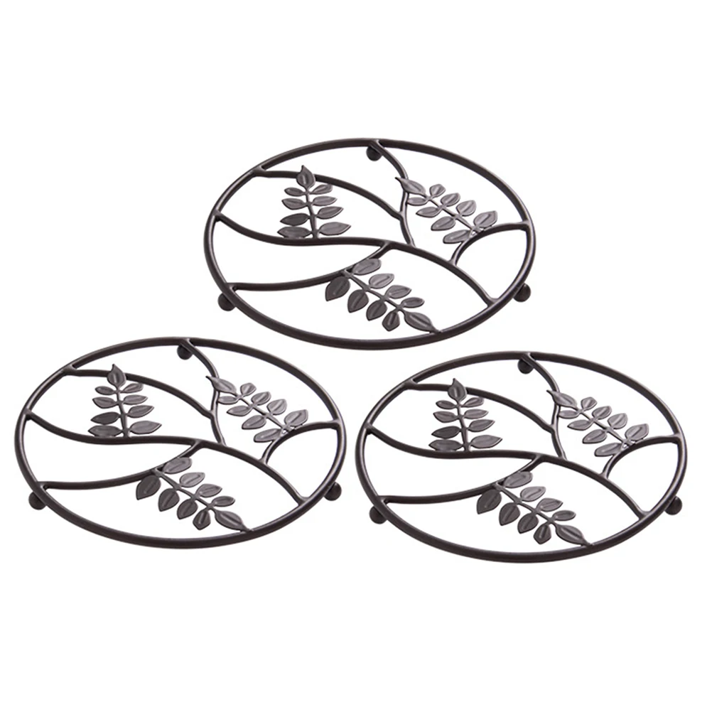 

3pcs Insulation Pad Pot Holders Kitchen Gadgets Tableware Mat Insulation Pad Size Home Restaurant