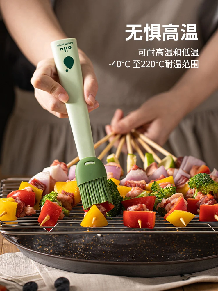 Silicone oil brush, oil brush, edible baking , kitchen pancake , high-temperature barbecue