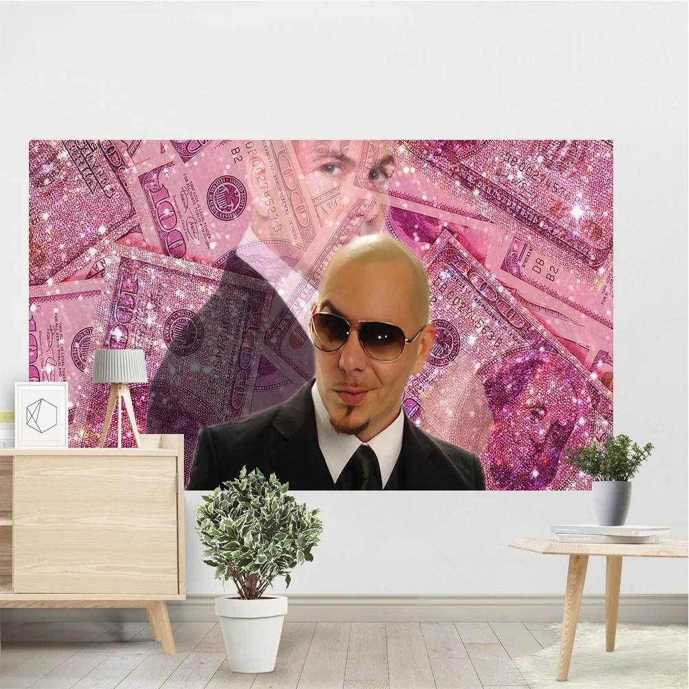 Mr 305 Pitbull Worldwide Hippie Tapestry Fabric Macrame Wall Hanging Beach Room Decor Cloth Carpet Yoga Mats Sheet Sofa Blanket