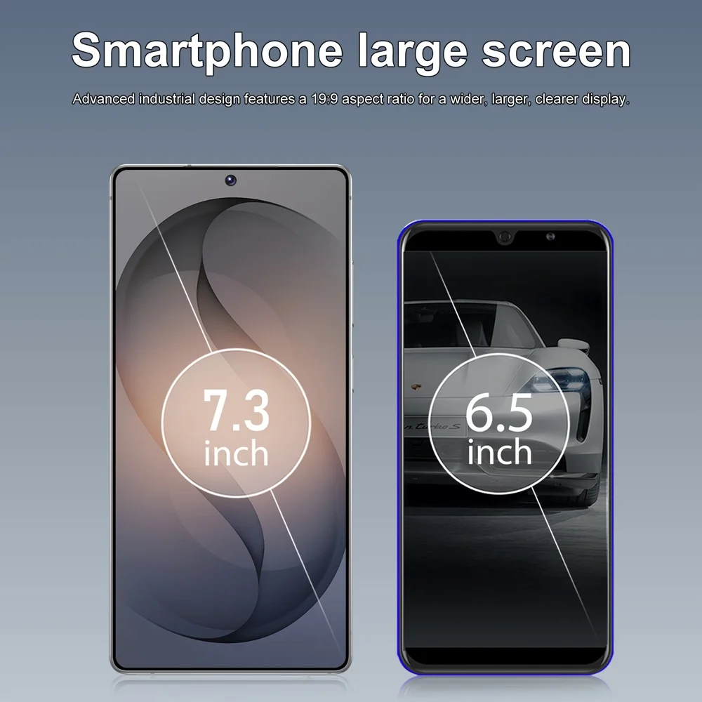 K-Touch NEW Mobile Phones C27 Ultra Smartphone 7.3 Inch Screen Cheap Cell Phone 5G Dual Card 7800mAh 16+48MP Camera Android 15 WIFI GPS Global Version Cellphones