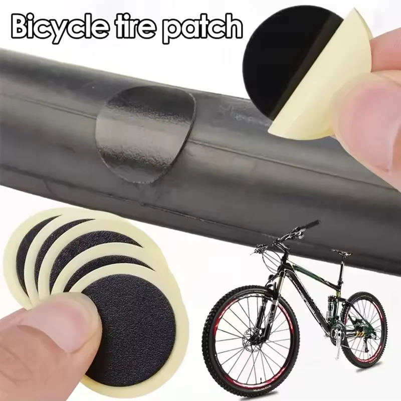 30/20/10PCS Bicycle Glue-free Tire Patches Tool Quick Repairing Tyre Protection Patch Adhesive Quick Drying Bike Accessories