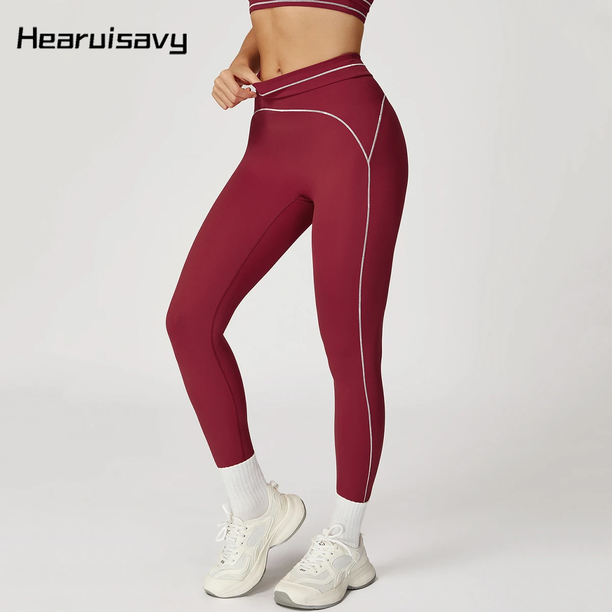 

Hearuisavy Women's High Waisted Sports Leggings Gym Sweatpants Running Push Up Sports Pants Comfort Breathable Fitness Tights