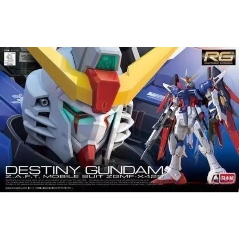 

InStock Bandai RG 1/144 Destiny Gundam Plastic Model Kit Buildable Action Figure Collectible Ornament Official Authentic Product