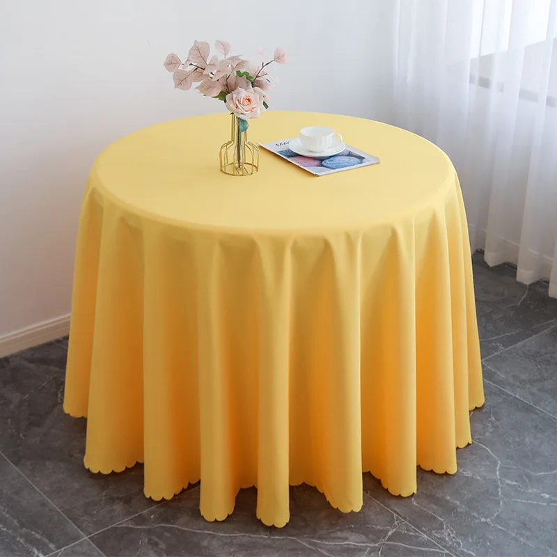 160cm Round Table Cloths Dining Table Cover Wedding Christmas Decorative Birthday Banquet Decor Home Dining Table Cover