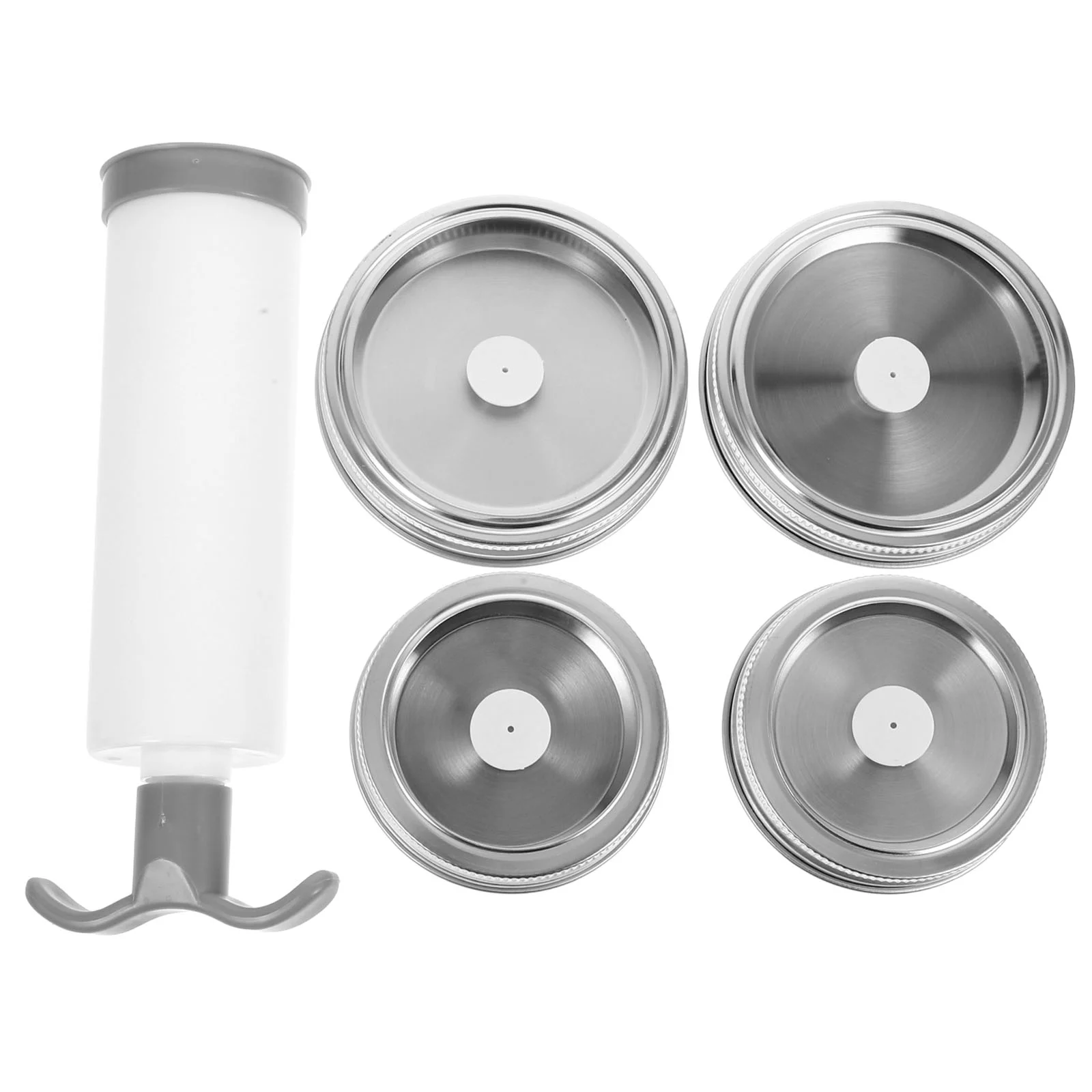 

Vacuum Sealer Mason Jar Accessories 304 Stainless Steel Wide Mouth Jar Vacuum Pump Storage Food Grade Sealer Kit