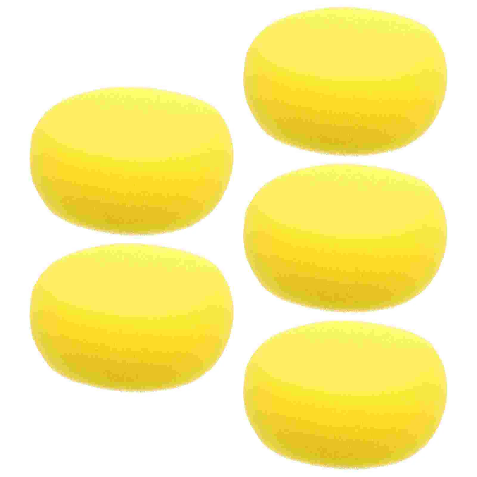 5 Pcs Sponge Pet Cleaning Bath Dog Scrubber Shampoo Puppy Yellow Shower Sponges