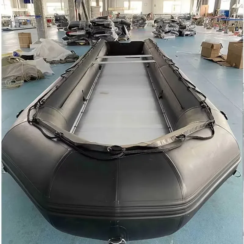Customized PVC Inflatable Sport Yacht Rigid Boat Kayak Raft for Drifting Rowing Kayak Fishing Boat for Sale for Outdoor
