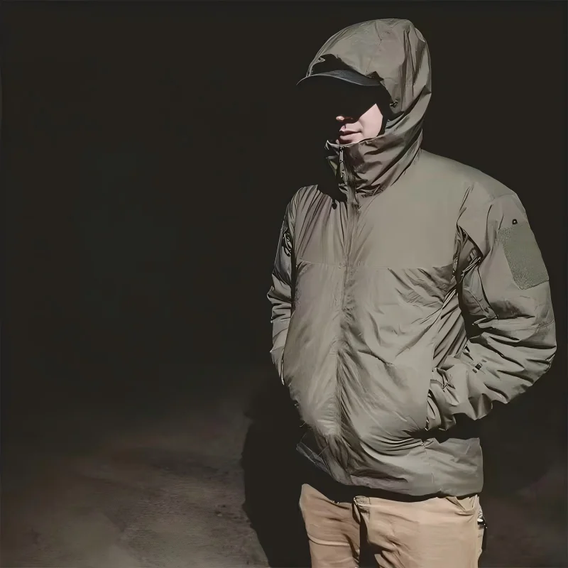 Winter Outdoor Leaf Thickened Warm, Waterproof, Windproof And Cold Proof Tactics  New Snow Li Cotton Jacket for Men